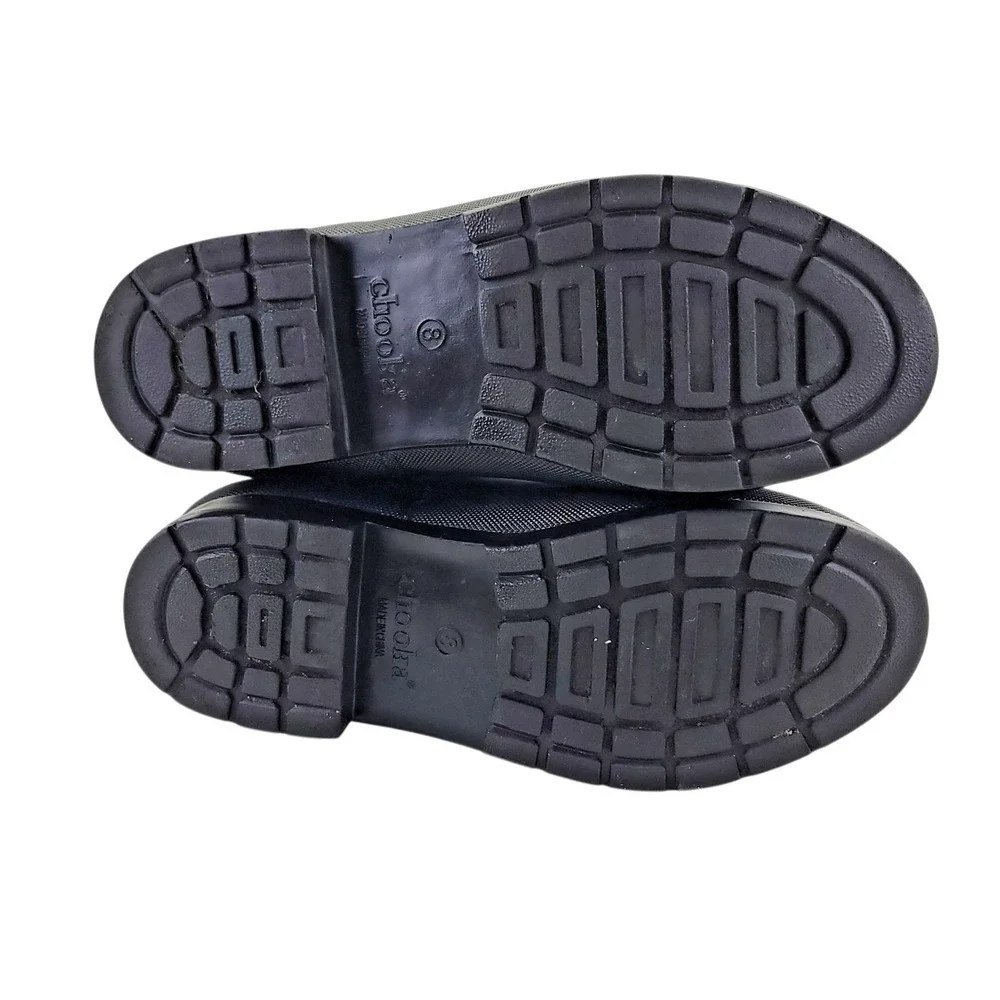 Chooka Rubber Rain Boots‎ Womens Size 8 Delridge Mid Black Waterproof Ladies